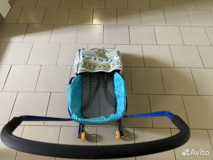 Детские санки с колесами Nika kids