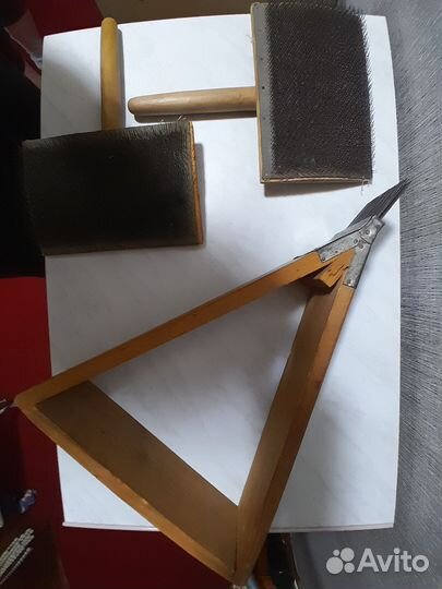 Веретено, спицы, чески для пуха