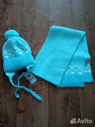 Комплект шапка и шарф