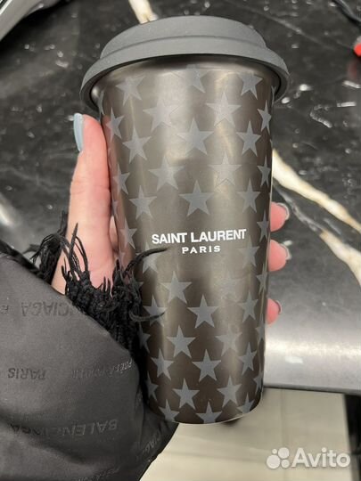 Термо кружка стакан Saint Laurent. Оригинал