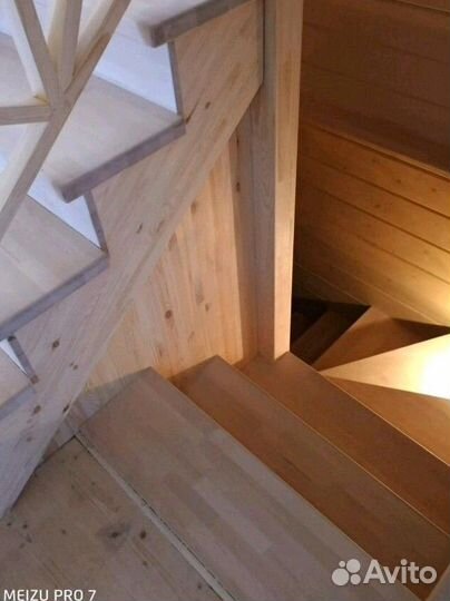 Лестницы деревянные