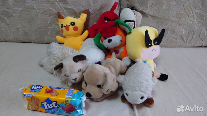 Огромный набор мягких игрушек