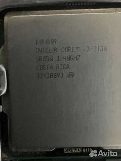 Материнская плата с процессором i3 2130