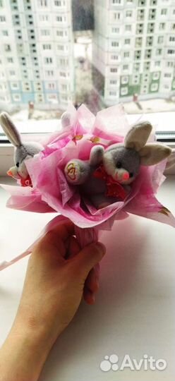 Букет из мягких игрушек