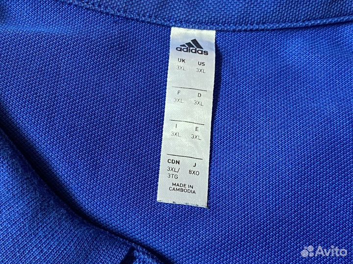 Футболка поло Adidas 3XL оригинал