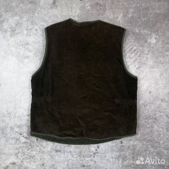 Vintage USA 90s Forest Green Жилет Vest Винтаж