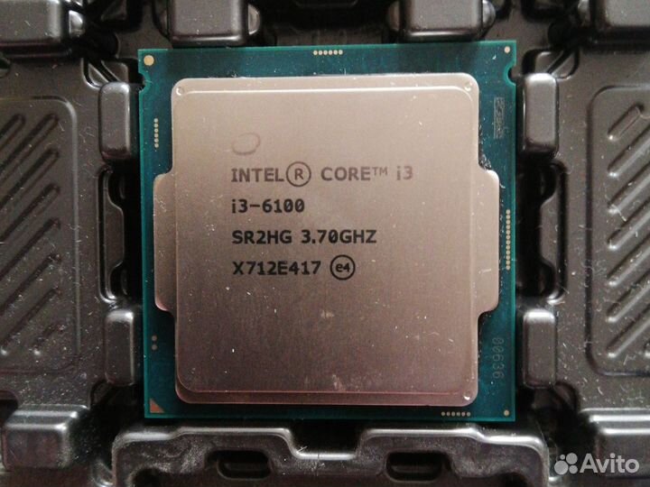 Процессор intel core i3 6100сокет 1151