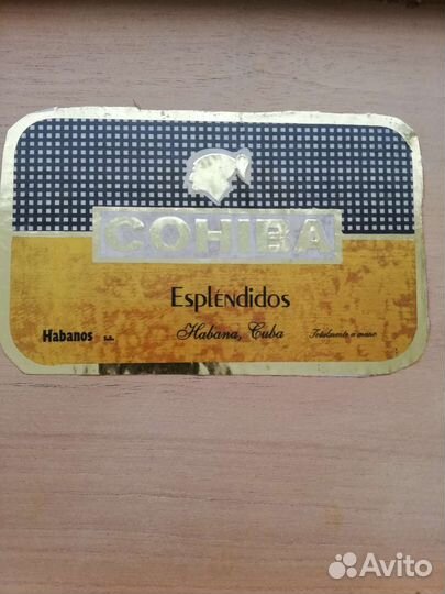 Ящик из под сигар фирмы Cohiba