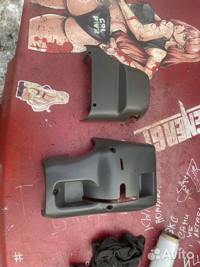 Кожух рулевой колонки калина