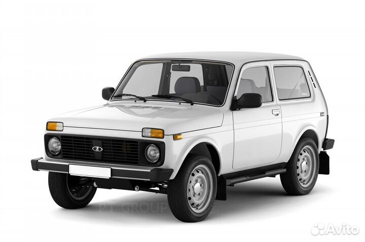 Защита порогов с накладками на LADA 4х4 2121