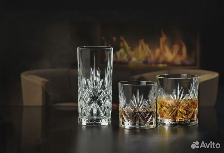 Стаканы бокалы набор виски rсr Itаli 18 предм