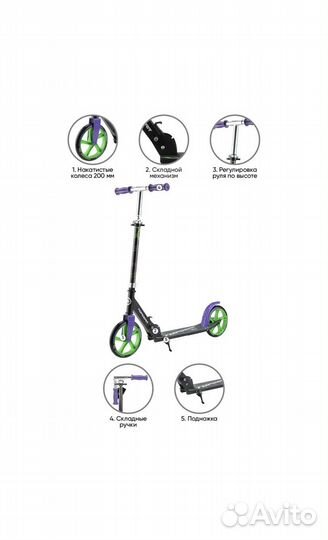 Новый самокат Top Gear ECO PU Т11452 multicolor