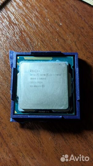 Процессор Xeon E3 1270v2 1155, с мат. платой