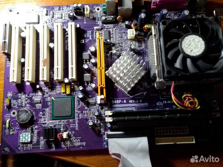 Материнская плата, блок питания, монитор Самсунг