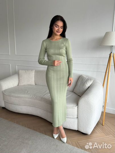 Платье женское по фигуре макси