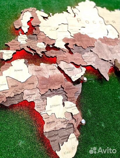 Карта России от производителя