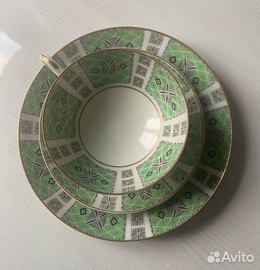 Чайная тройка-костяной фарфор Wallendorf Германия