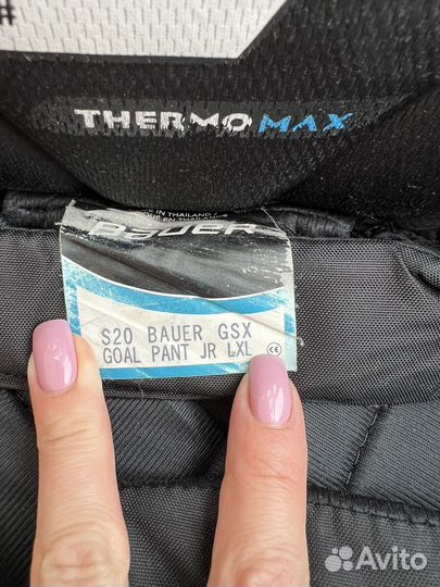 Шорты вратаря хоккейные детские bauer