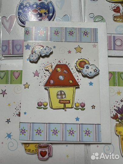 Мини открытки 9шт