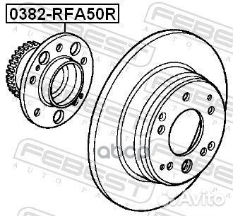 Ступица задняя (honda odyssey/shuttle RA6/RA7/R