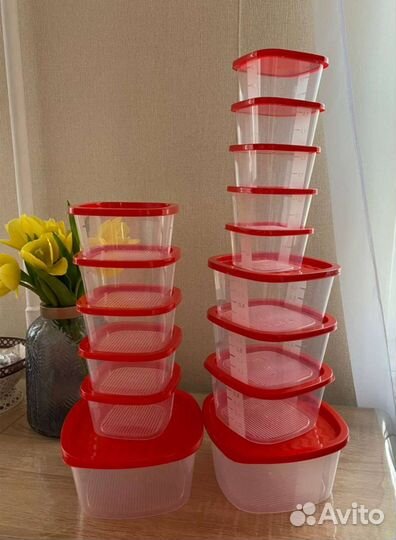 Набор контейнеров 15 штук