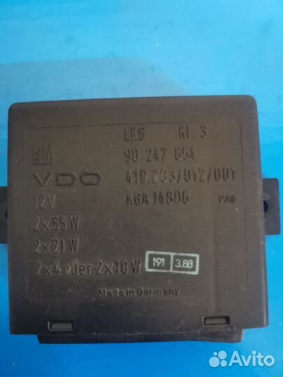 Блок чек контроля Астра Вектра Кадет 90247654