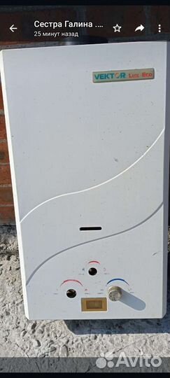 Газовая колонка Oasis, Vector