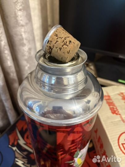 Термос со стеклянной колбой 2 литра