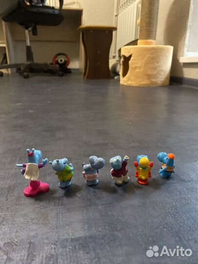 Фигурки из киндера бегемотики