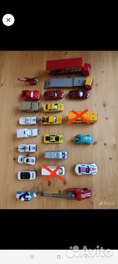 Машинки металлические разные, 2 мотоцикла