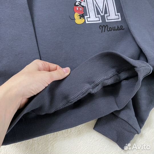 Костюм детский темно-серый с начесом