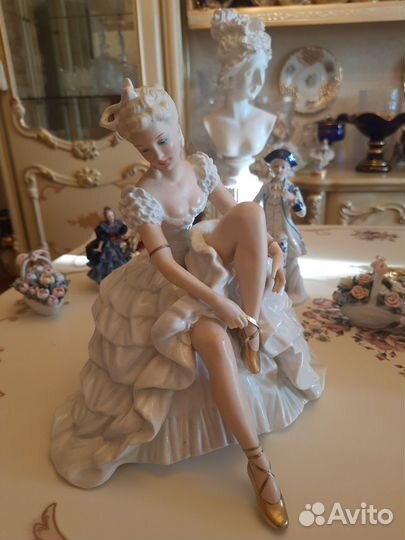 Фарфоровые статуэтки германия Shau Bach Kunst,25см