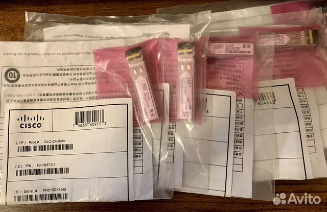 Модули SFP cisco GLC-ZX-SM
