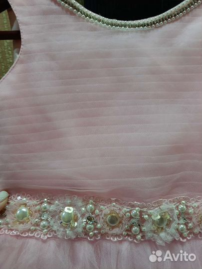 Нарядное платье для девочки Облако