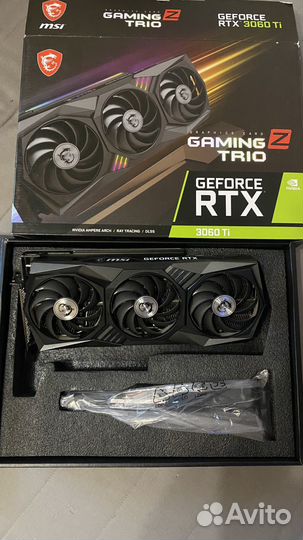 Видеокарта MSI rtx 3060ti x trio