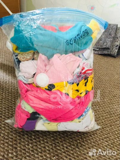 Детские вещи на девочку пакетом 86 92