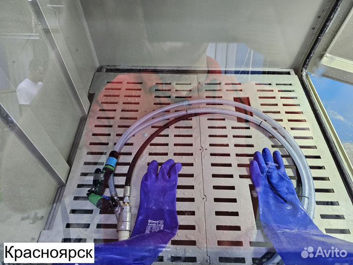 Камера аквабластинга. Работает без компрессора