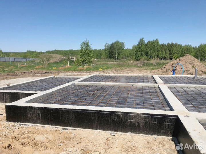 Фундамент. Отмостка фундамента. Бетонирование