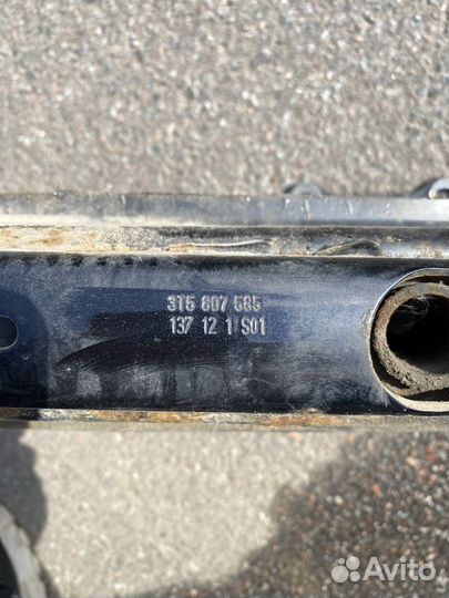 Усилитель заднего бампера skoda kodiaq 35T807585