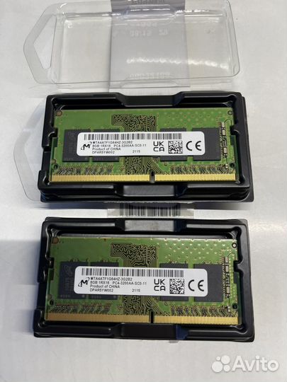 Оперативная память для ноутбука ddr4 16gb (2x8gb)
