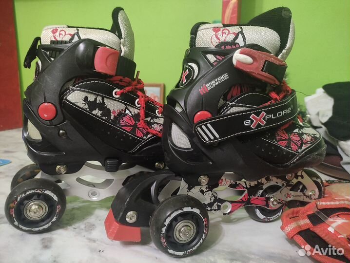 Ролики детские 27-30р. Б/у