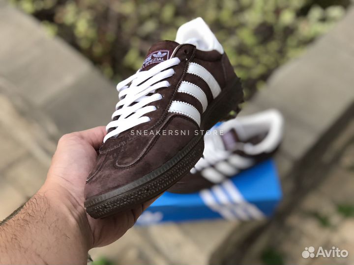 Кроссовки Adidas Handball Spezial Shadow Brown Gum