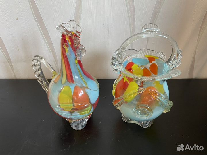 Цветное стекло СССР Винтаж