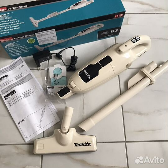 Пылесос с аккумулятором Makita CL114fdwi 10.8 В