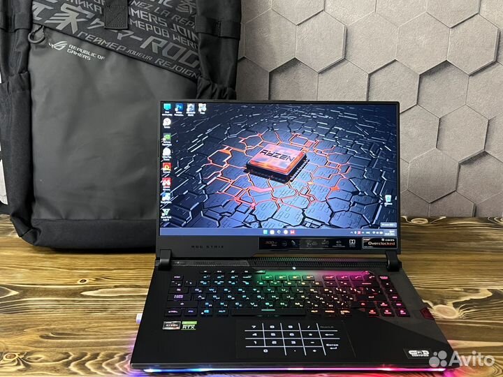 Новый Asus Ryzen 9 5900HX/FHD 300гц/RTX/Ram 16/SSD