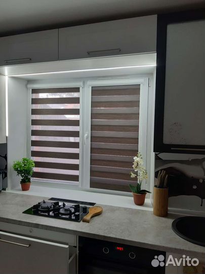 Жалюзи рулонные день-ночь