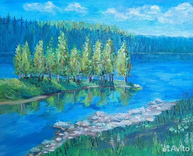 Картина маслом п. Таяты