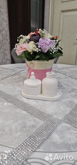 Ваза из гипса