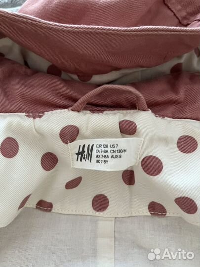 Парка HM для девочки 128 см