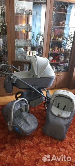 Коляска Adamex Reggio 3 в 1 в идеальном состоянии